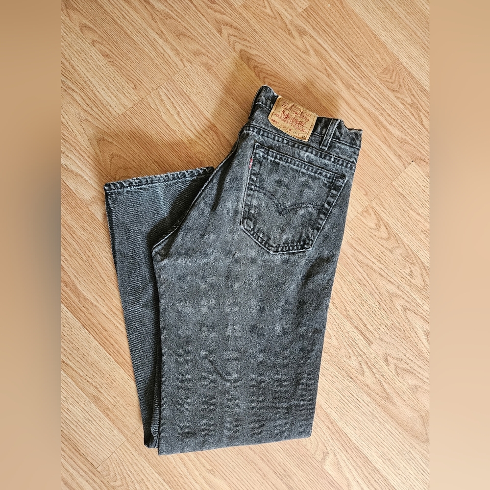 Men's black 505 Levis